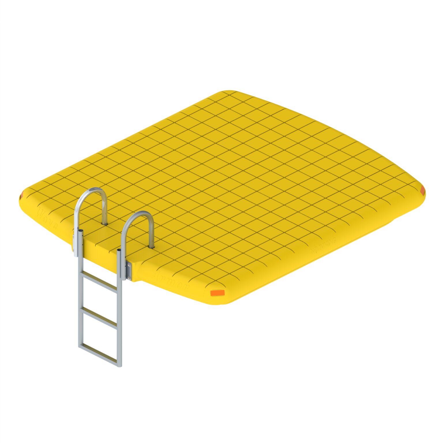 Oasis Swim Raft - Yellow - Wave Armor - Floating Docks