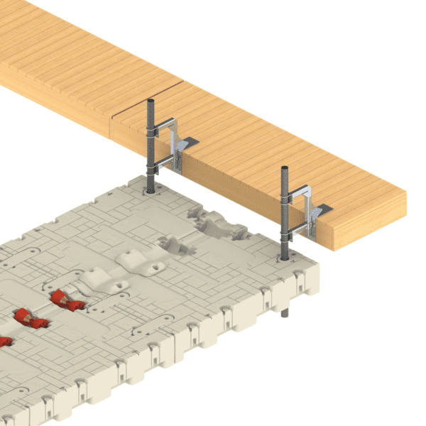 Raised Pipe Mount to Fixed Dock Kit